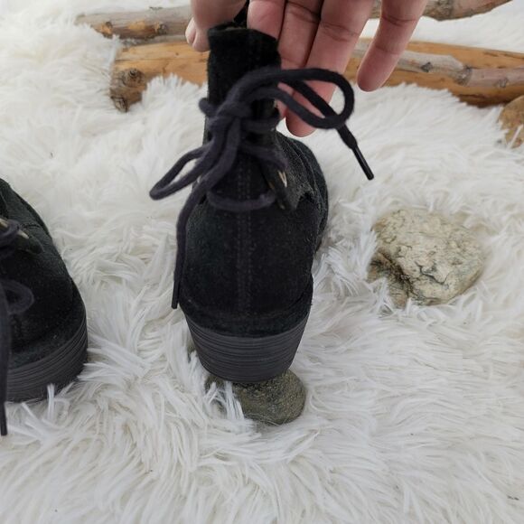 Fly London Black suede booties Yama - Picture 5 of 13